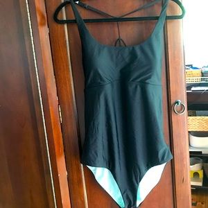 Prana black one piece swimsuit XL